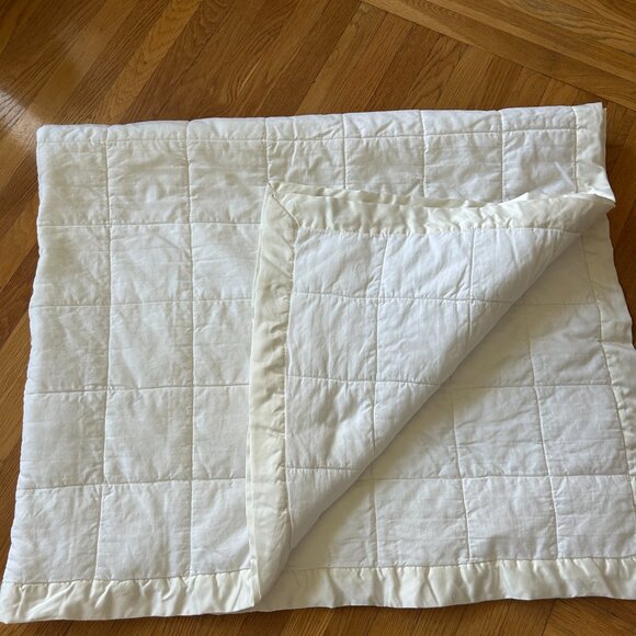 Lauren Ralph Lauren Coverlet/Blanket Creamy White - Picture 1 of 6